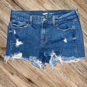 Old Navy Frayed Blue Jean Shorts